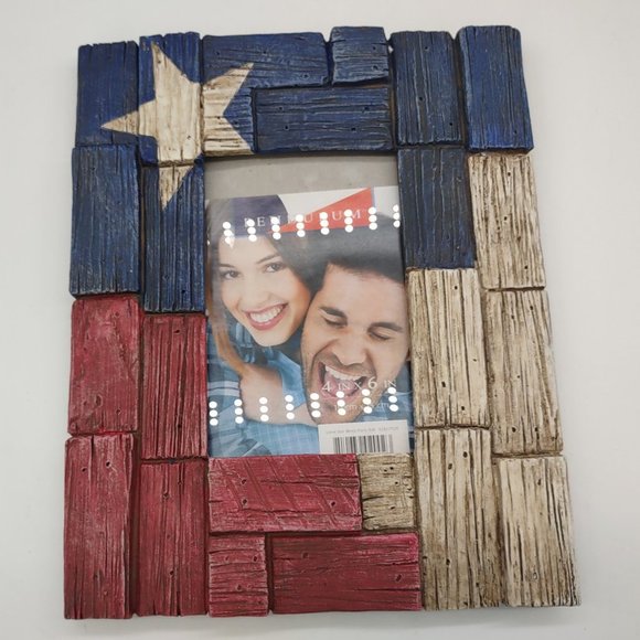 NWT BOGO 3 Dimensional Art Picture Frame 4x6 Star - Buy One Get One Free - Picture 3 of 6